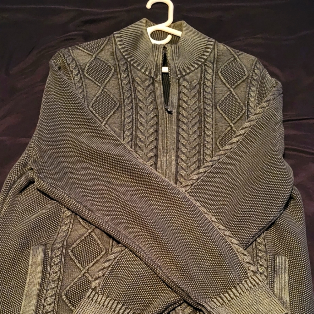 Nautica Forest Green Sweater XL